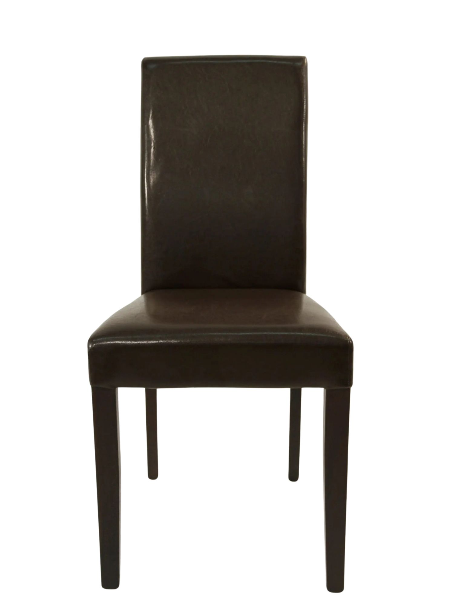 Esszimmersessel Leder Braun 4x