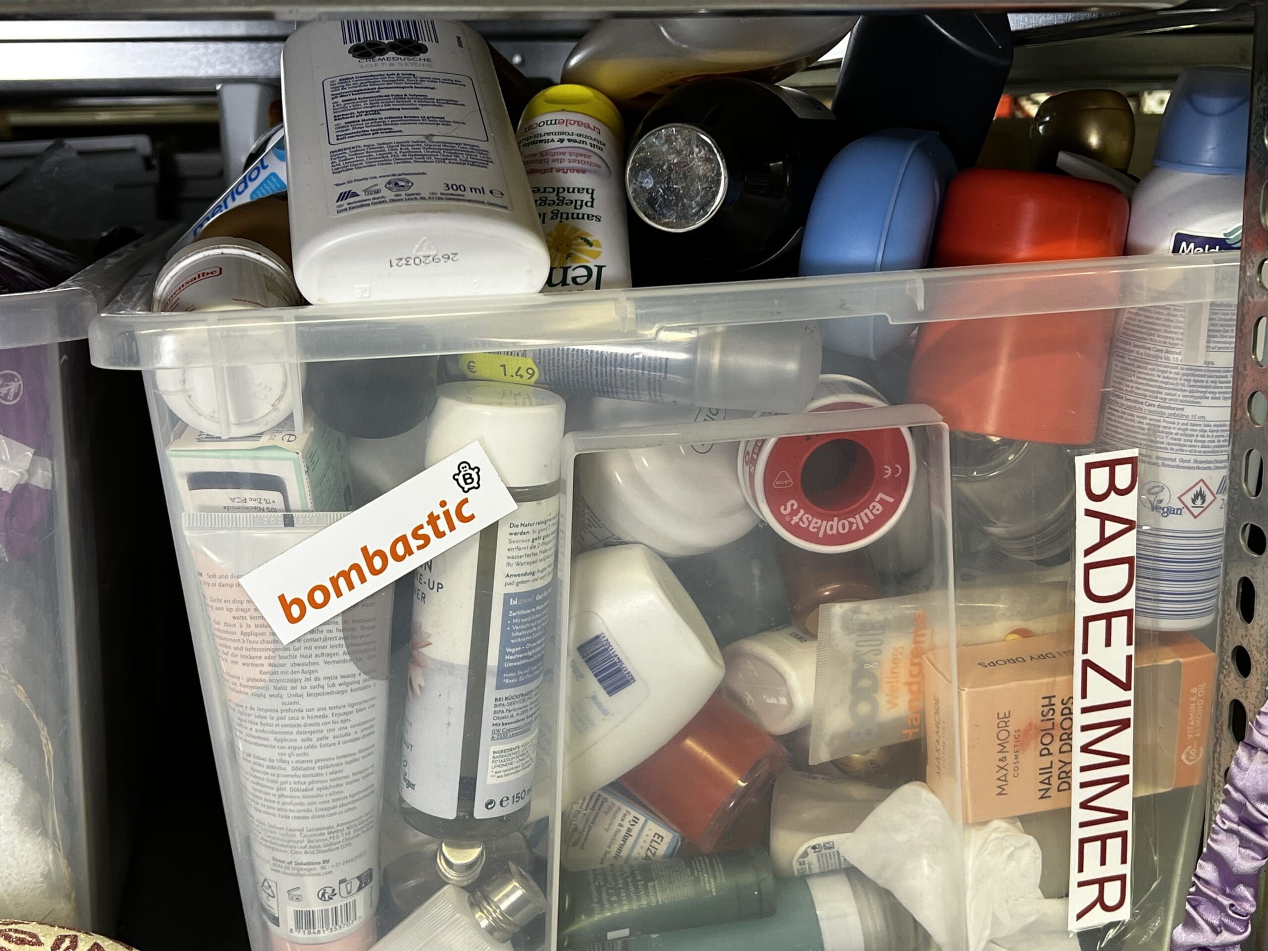 Füllmaterial fürs Badezimmer