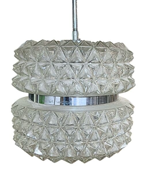 Hängelampe Pressglas