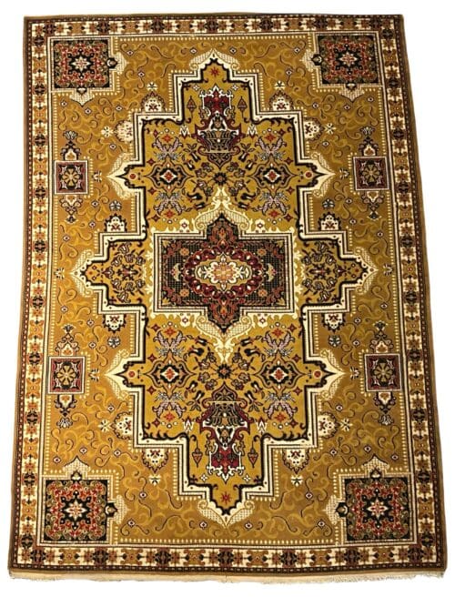 #10 Perserteppich Senfgelb, 280 x 200 cm