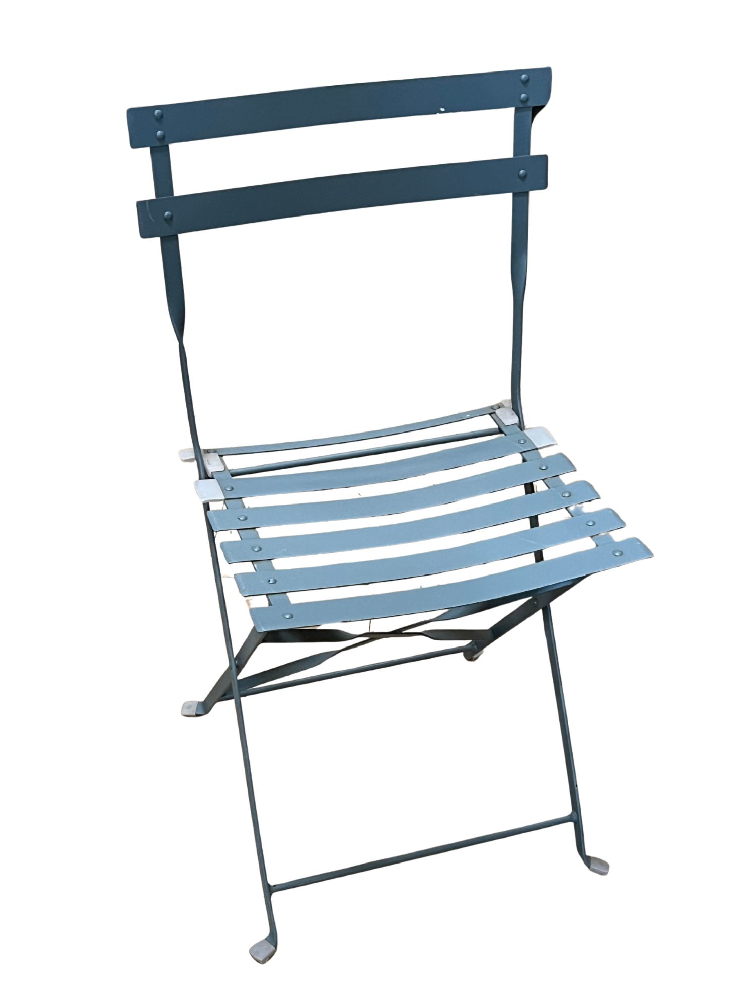 Gartensessel blau, 4 Stk