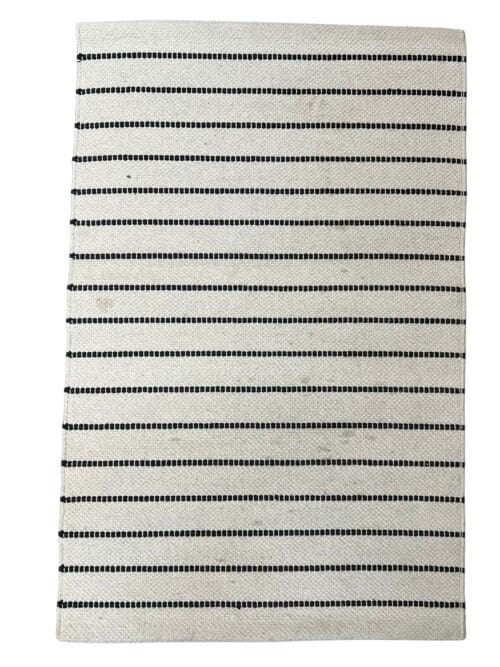 Teppich gestreift, 88 x 57 cm
