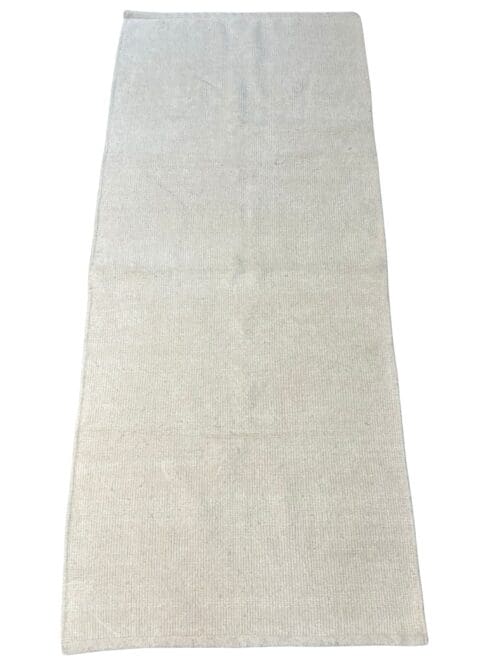 Teppich weiß, 175 x 75 cm