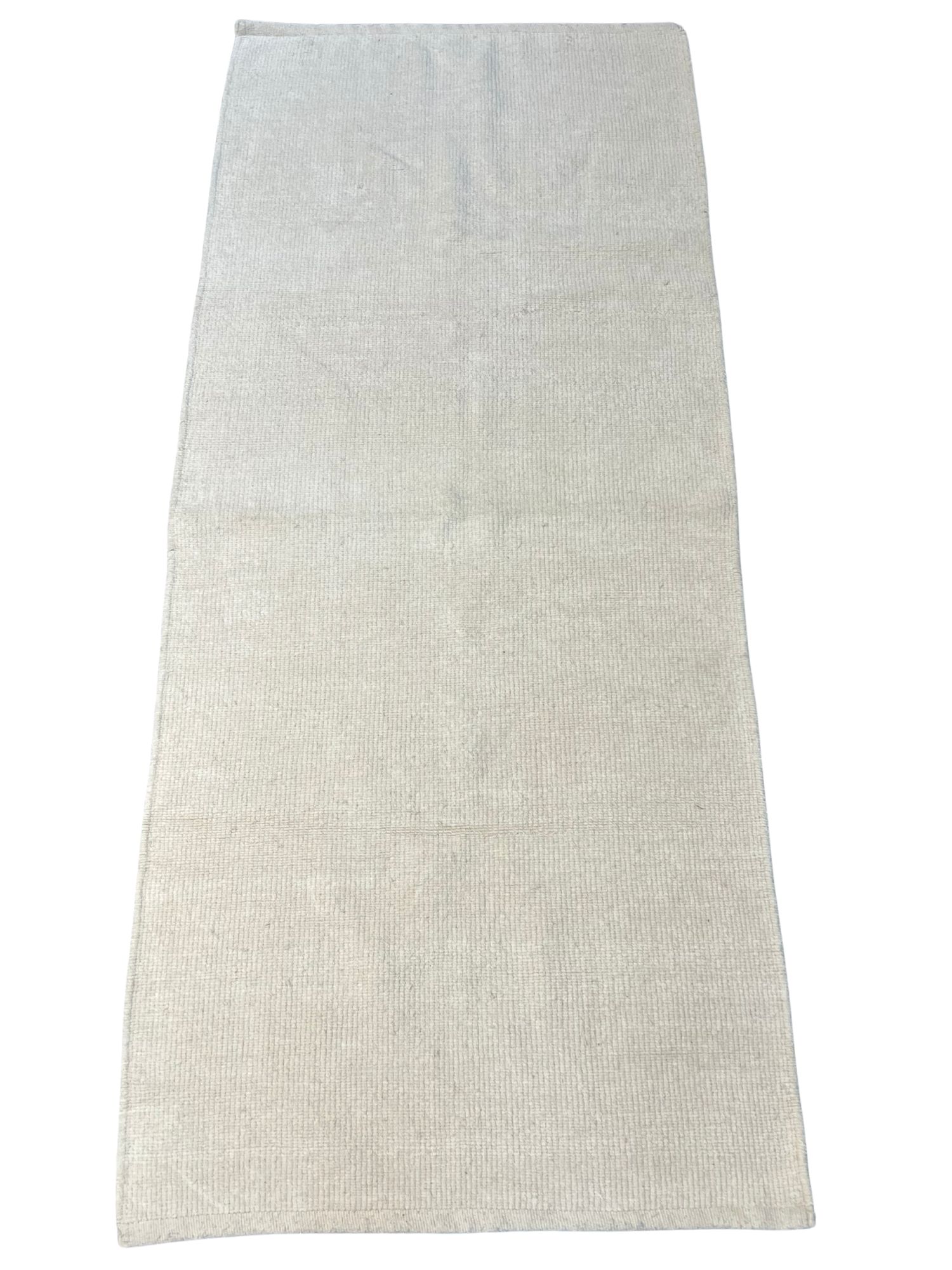 Teppich weiß, 175 x 75 cm