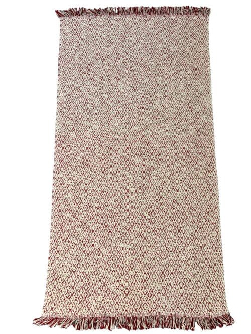 Teppich rot gemustert, 150 x 80 cm