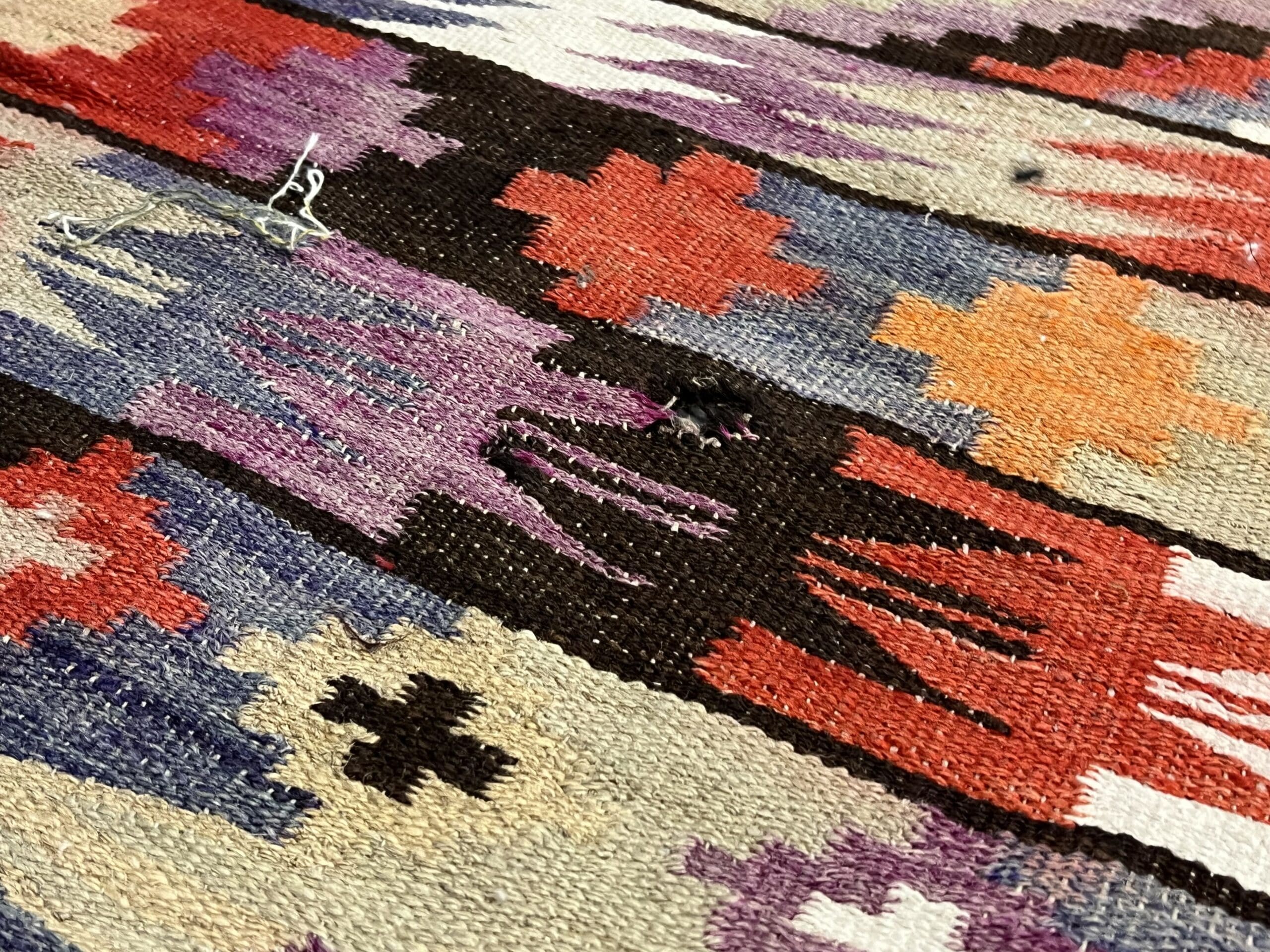 #76 Kelimteppich, 240 x 70 cm – Bild 2