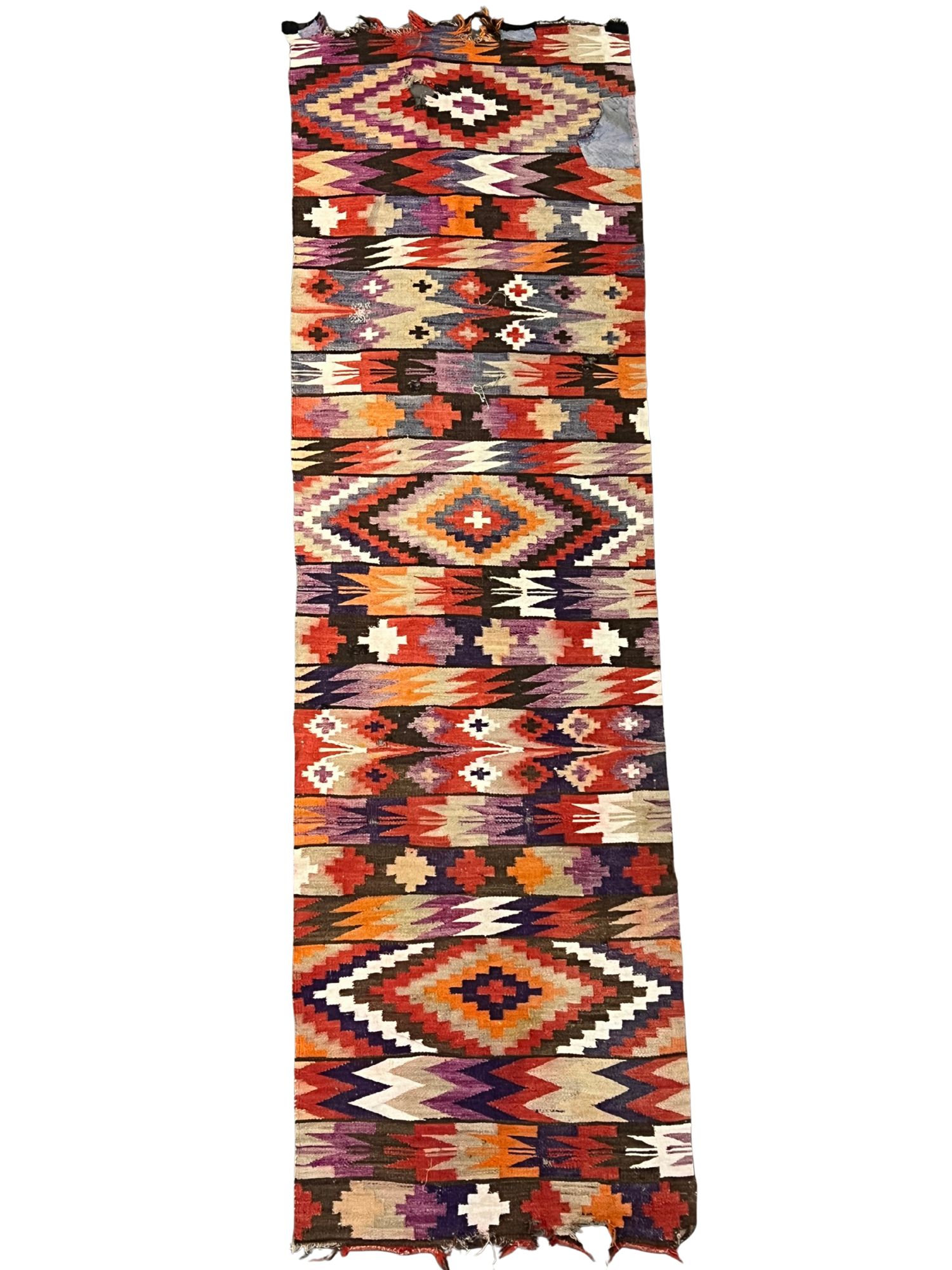 #76 Kelimteppich, 240 x 70 cm