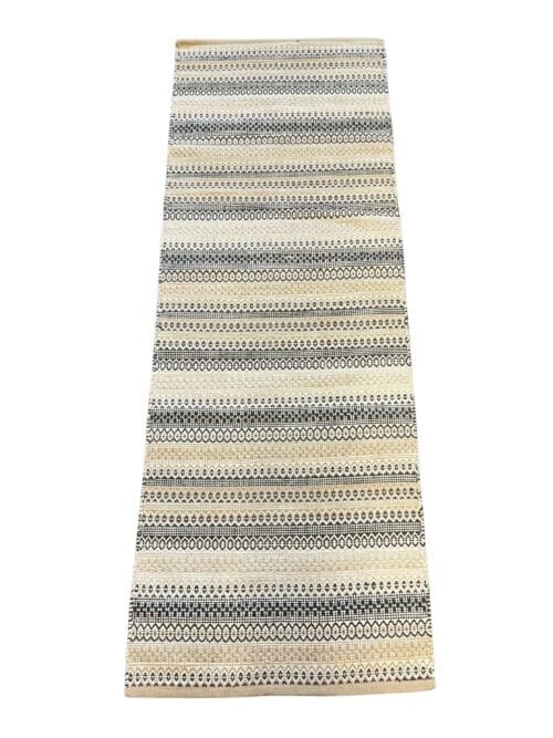 Webteppich beige, 200cm x 70cm