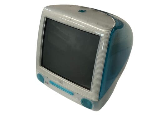 Petrolfarbenes Apple Standgerät 1990er Jahre