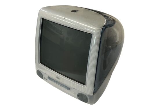 Dunkelblaues Apple Standgerät 1990er Jahre