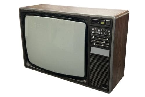 Großer Röhrenfernseher