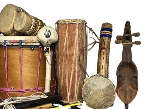 Trommeln afrikanisch, Rainstick und andere