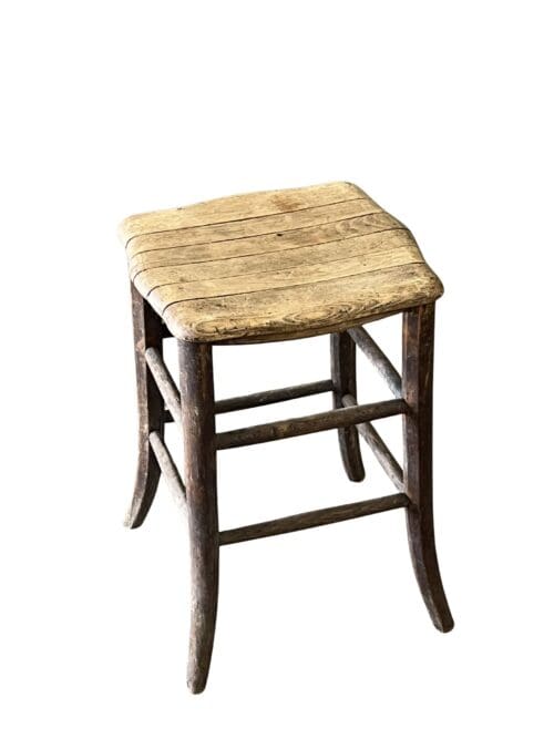 Holzhocker, 2 Stk
