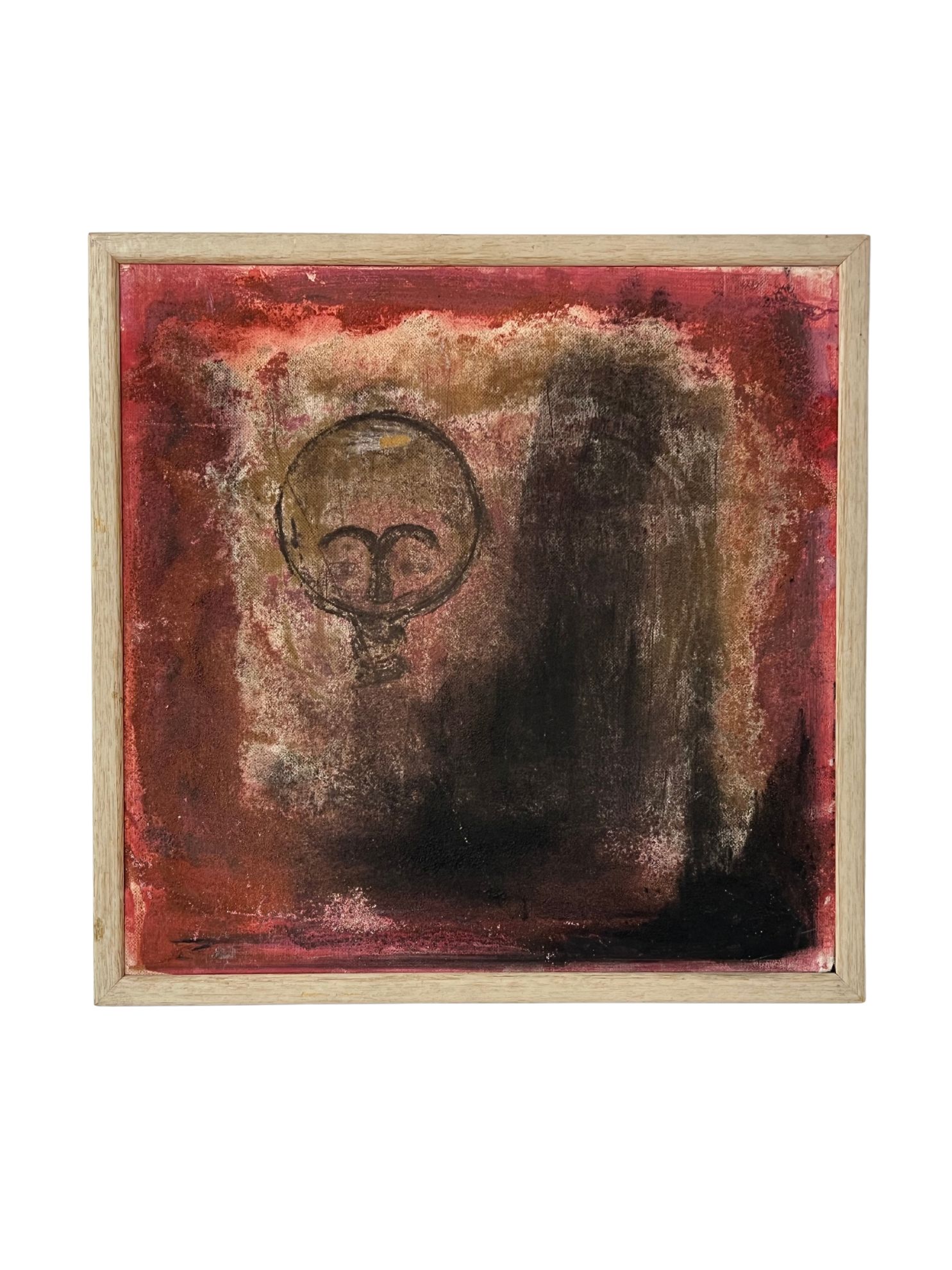 Bild Abstraktes Rotes, 58 x 58 cm