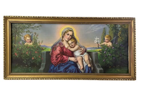 Madonna mit Kind, 131 x 63 cm