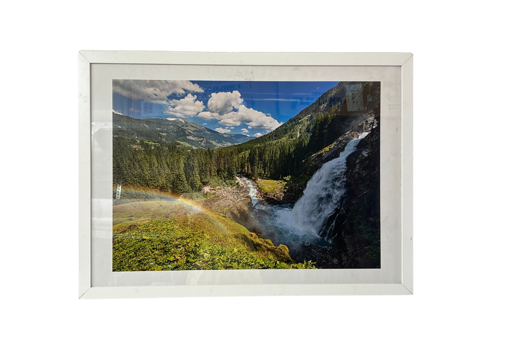 Fotografie I Berglandschaft gerahmt, 74 x 54 cm