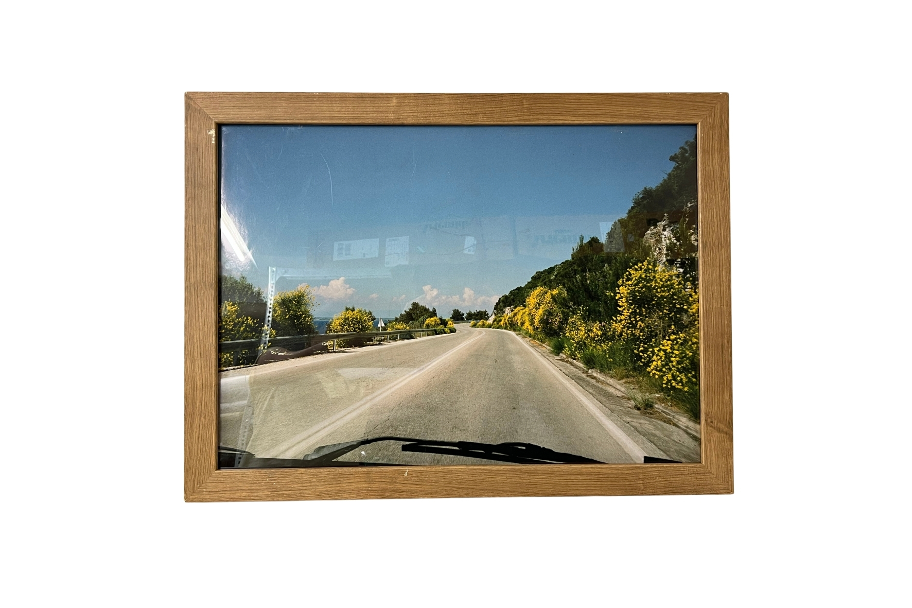 Foto Straße gerahmt, 78 x 58 cm