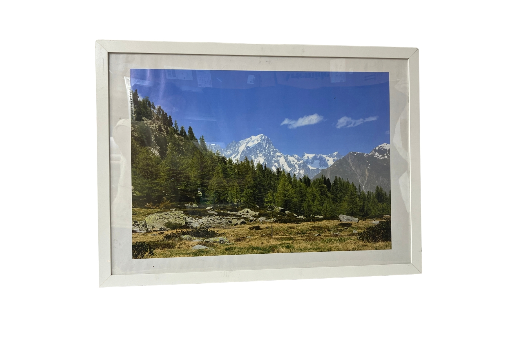 Fotografie II Berglandschaft gerahmt, 74 x 54 cm