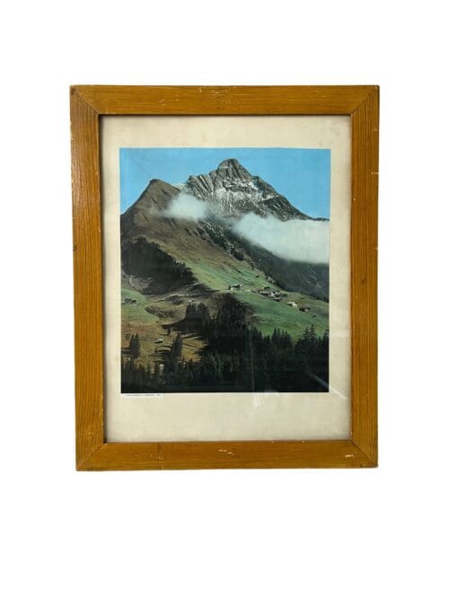 Fotografie Berglandschaft gerahmt, 48 x 60 cm