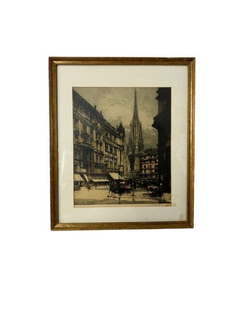 Bild Historische Stadtansicht, 53 x 63 cm