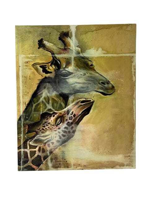 Giraffen Druck, 46 x 56 cm