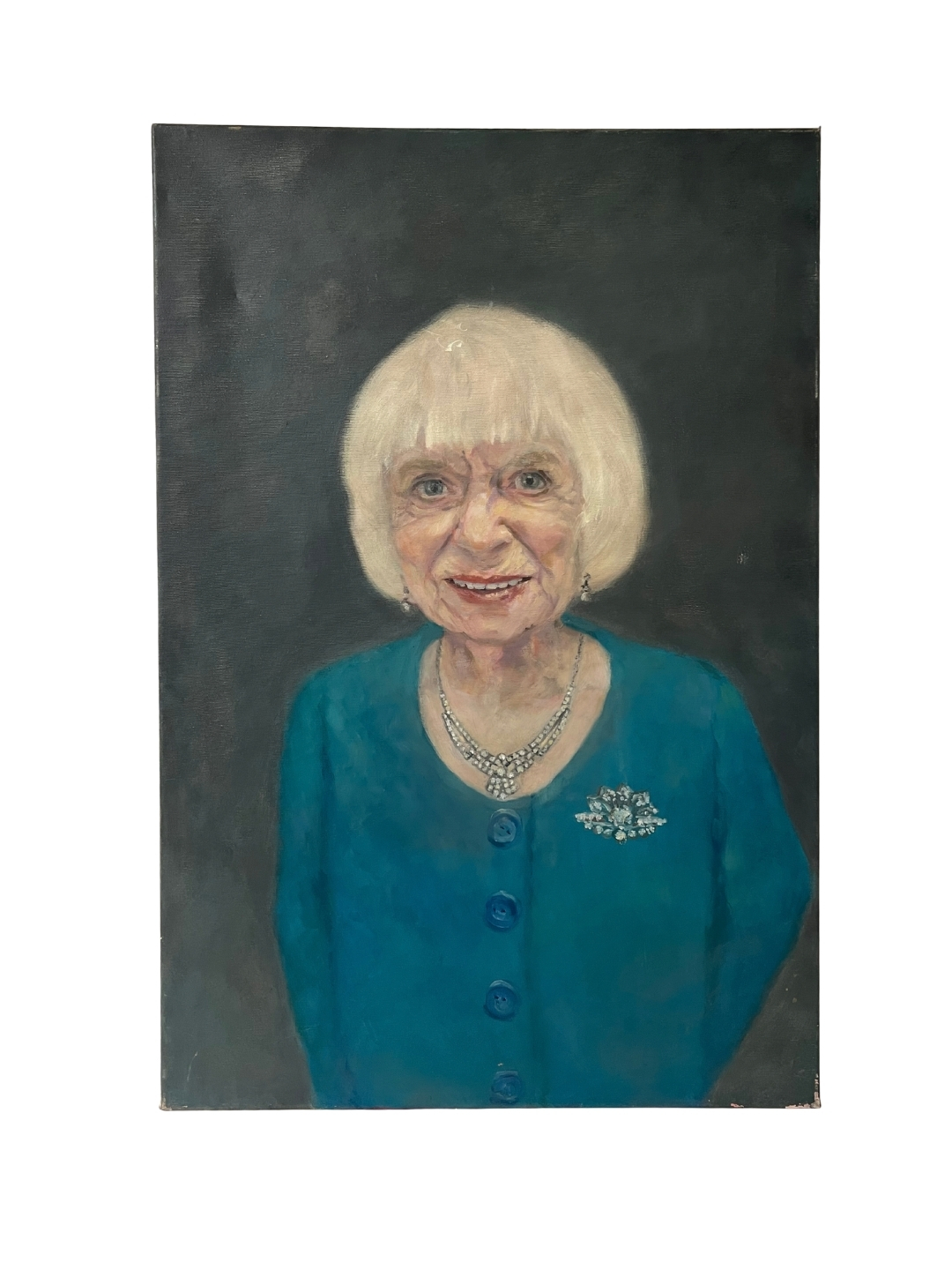 Leinwand Portrait Frau, 60 x 88 cm