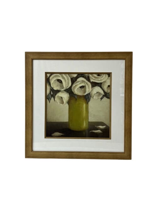 Welke Blumen in Vase, 63 x 64 cm
